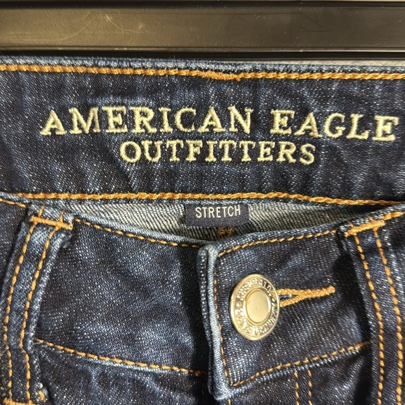 American Eagle‎ Outfitters Blue jeans women Tomcat short Jeans size 2 short - Picture 2 of 10